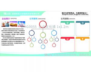 WHG0055  企業文化墻 1x1.2m